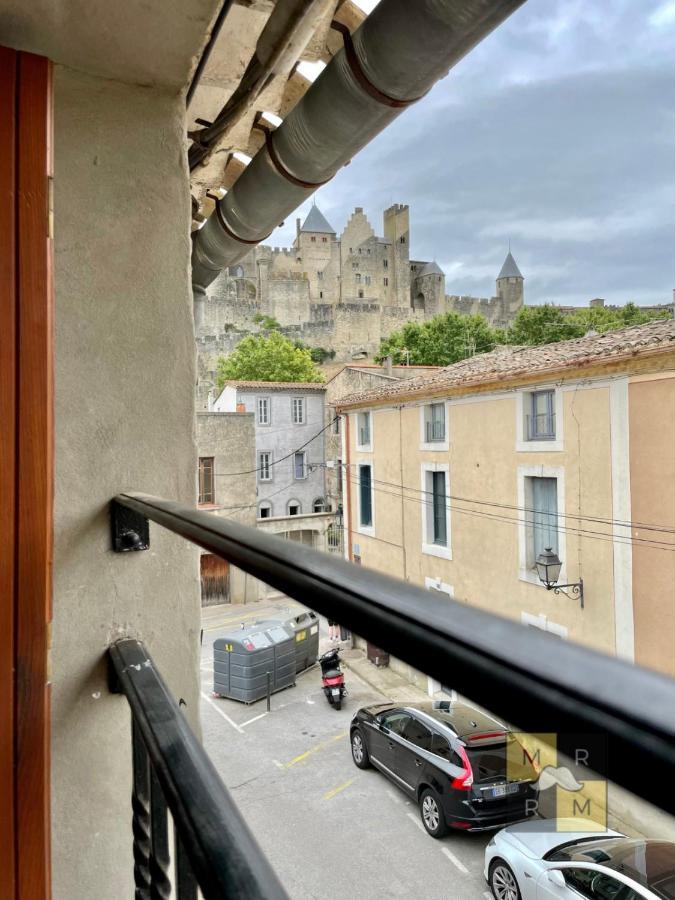 Le Donjon - Vue Cite Pied Cite Medievale Neuf Carcassone Exterior photo